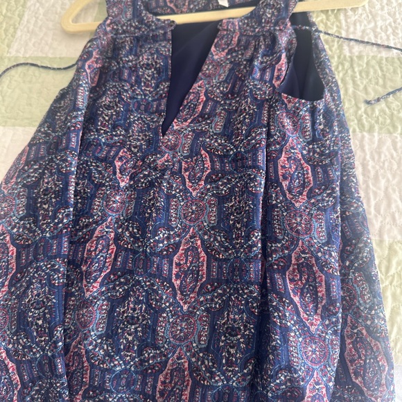 JOIE silk sleeveless blouse with delicate ties size XXS/XS. - Picture 3 of 4